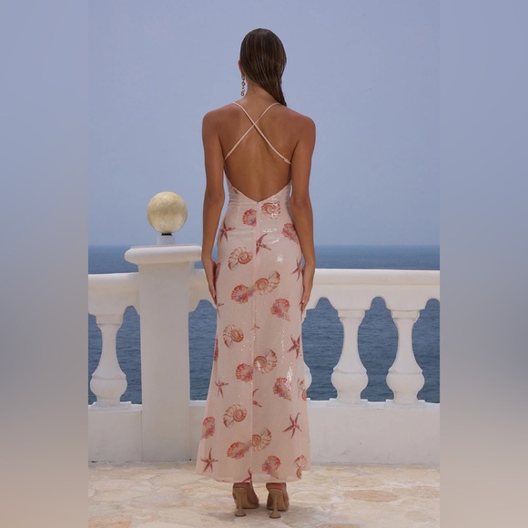 Runaway the Label Niyah Maxi Dress - Sand Seashell - Picture 2 of 12
